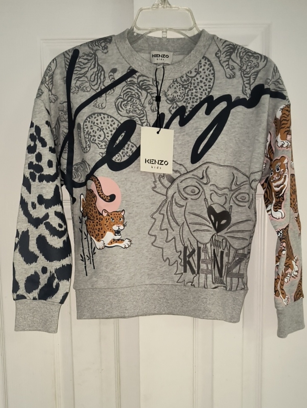 Kenzo Kid's Tiger Print Sweatshirt Size 12 NWT - Picture 3 of 5